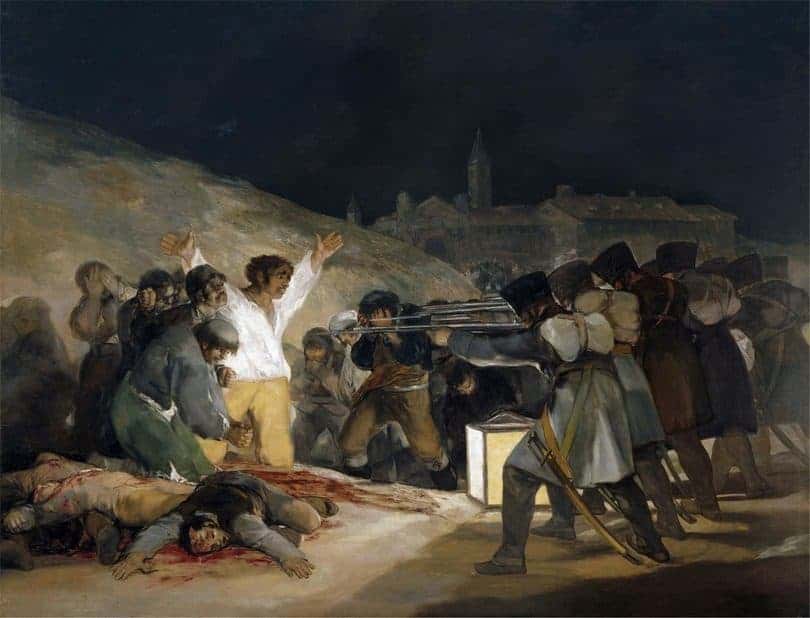 3 maggio 1808 a Madrid di Goya