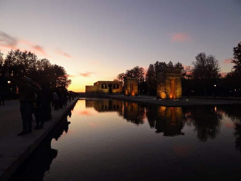 Lais Puzzle 2000 Pezzi - Tempio Di Debod Di Notte, Madrid, Spagna, Paesaggio Notturno