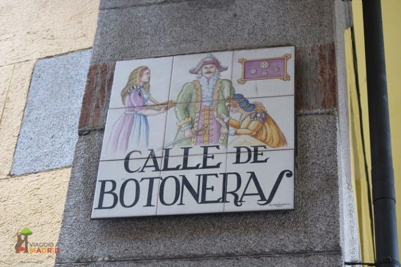 Madrid Plaza Mayor Calle de las Botoneras